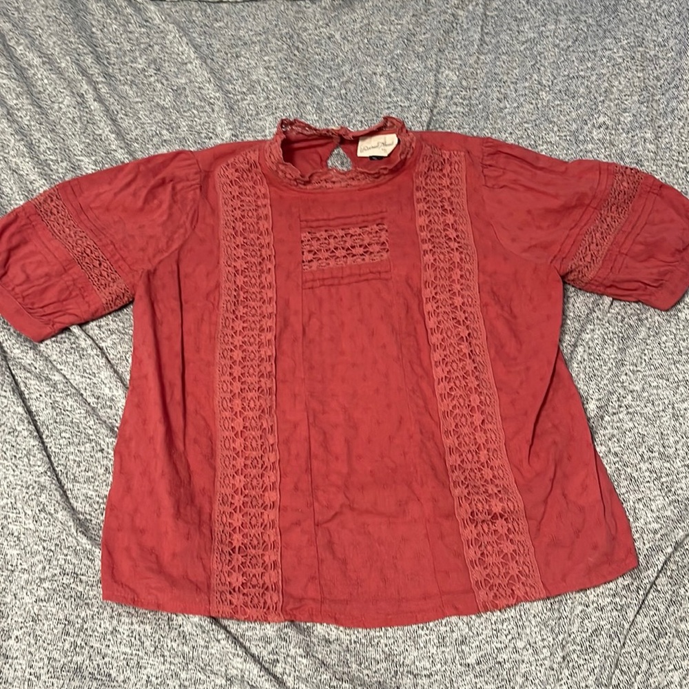 Burnt Orange Blouse